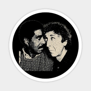 VINTAGE - RICHARD PRYOR & GENE WILDER WHITE Magnet